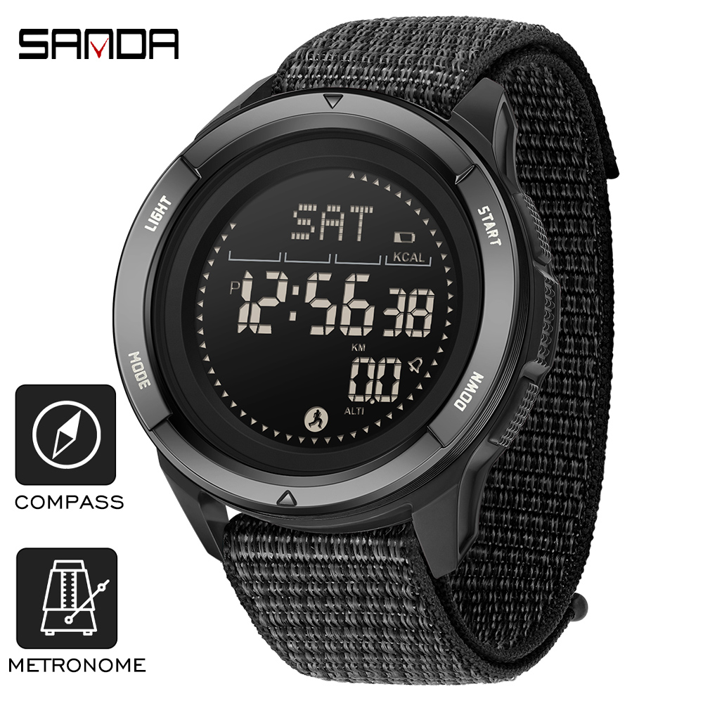 Compass Lensatic - SANDA Marka Elektronik Saatler Erkek Spor