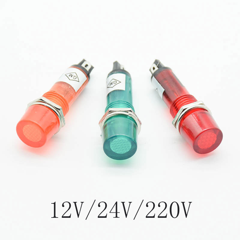 Signal Panel Orange - 5 adet 220V 12V 24V DC