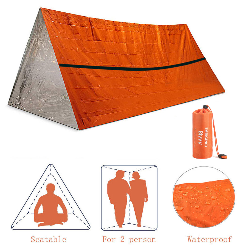 Bivy Bag Emergency - 2 kişi Acil Barınak Bivy hayatta