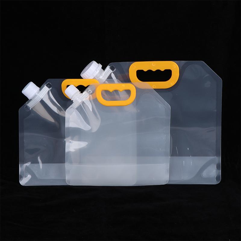 Water Bag Collapsible - 1/5 adet 1L-10L katlanabilir su kabı