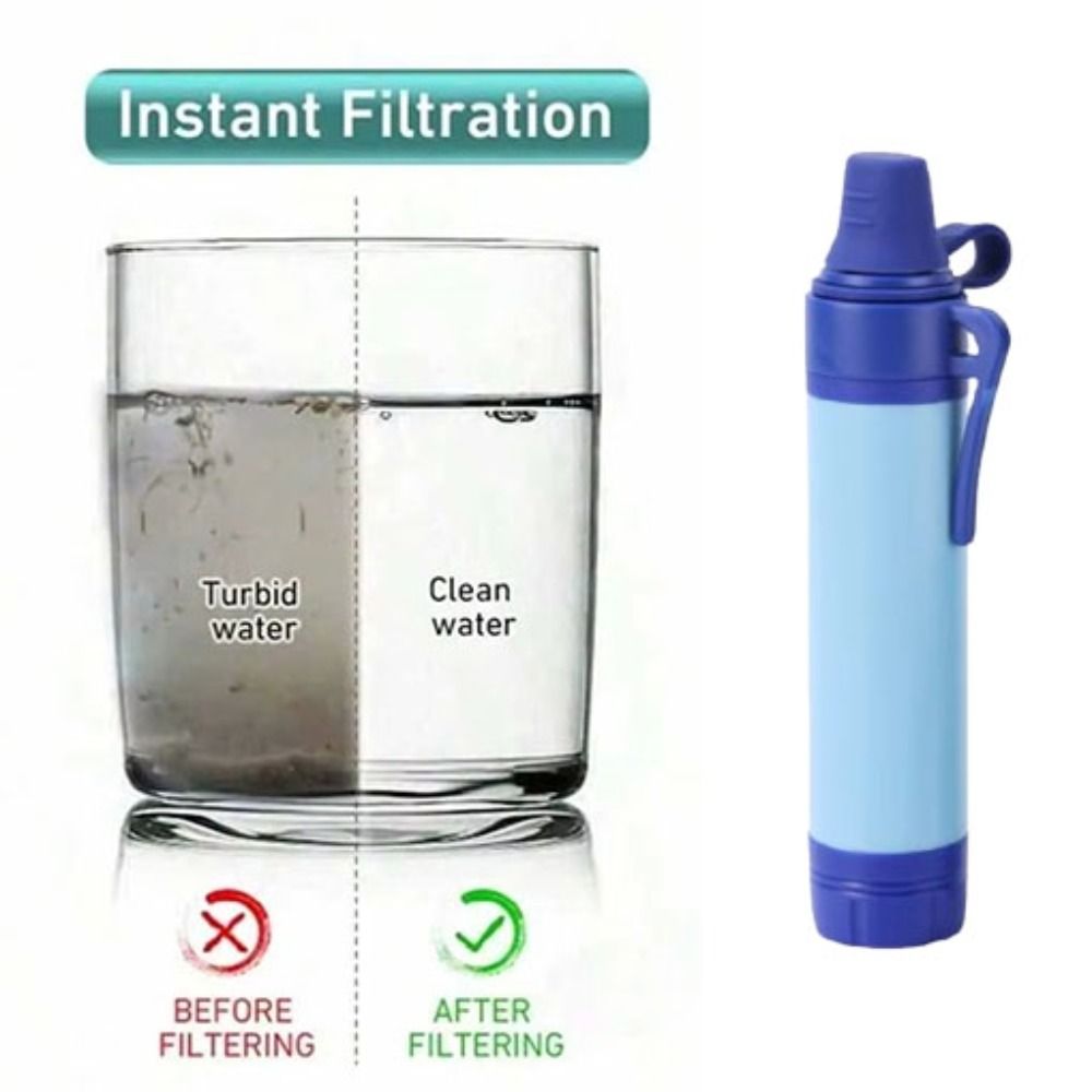 Water Purification Straw - Mini Su Filtresi Pipet Arıtıcı Doğrudan