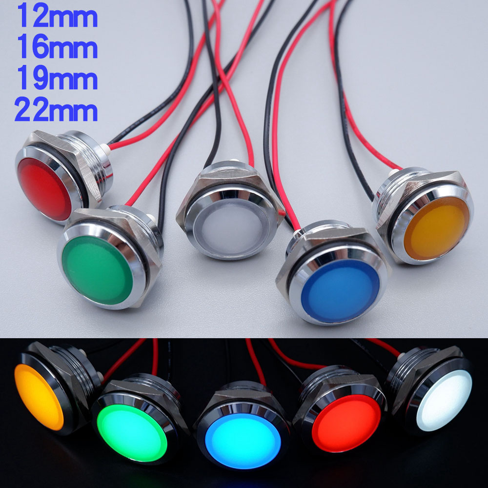 Metal LED gösterge ışığı 12mm  - Signal Panel Orange incelemesi ve fiyatı
