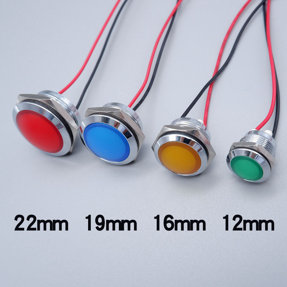 Metal LED gösterge ışığı 12mm  - Signal Panel Orange incelemesi ve fiyatı