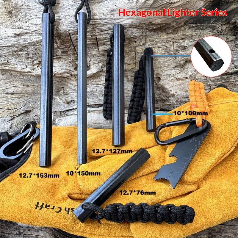 El dokuması halat altıgen çakm - Fire Starting Kit incelemesi ve fiyatı