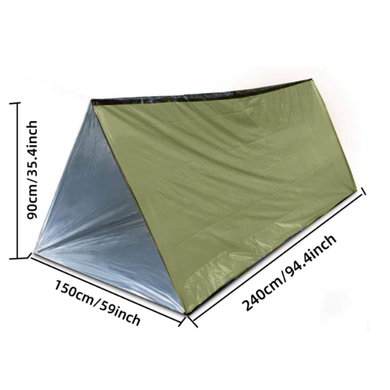 2 Kişilik Yeniden Kullanılabil - Emergency Mylar Tent incelemesi ve fiyatı