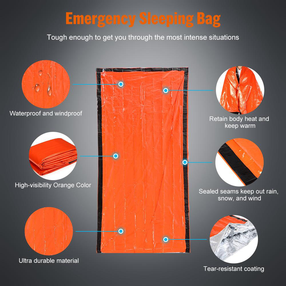 Su geçirmez Yeniden Kullanılab - Emergency Mylar Tent incelemesi ve fiyatı