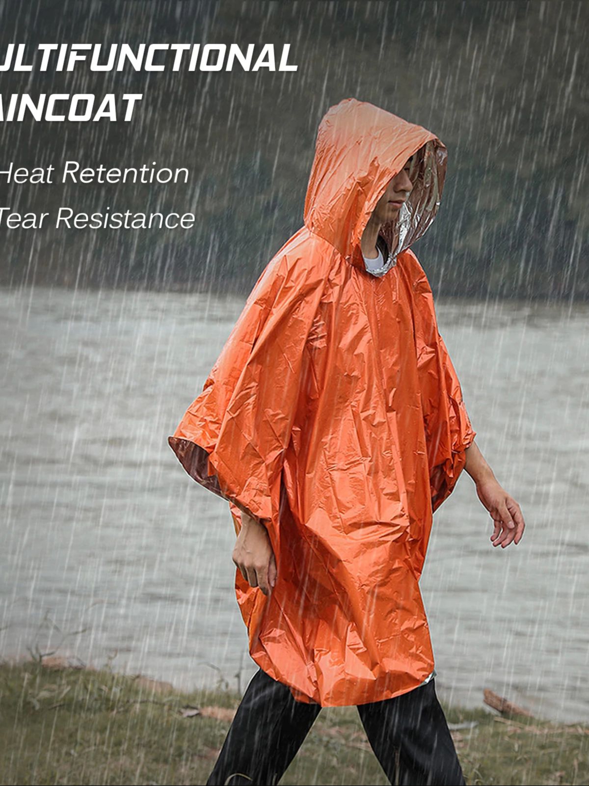 3'ü 1 Arada Termal Acil Durum  - Emergency Poncho Rain incelemesi ve fiyatı