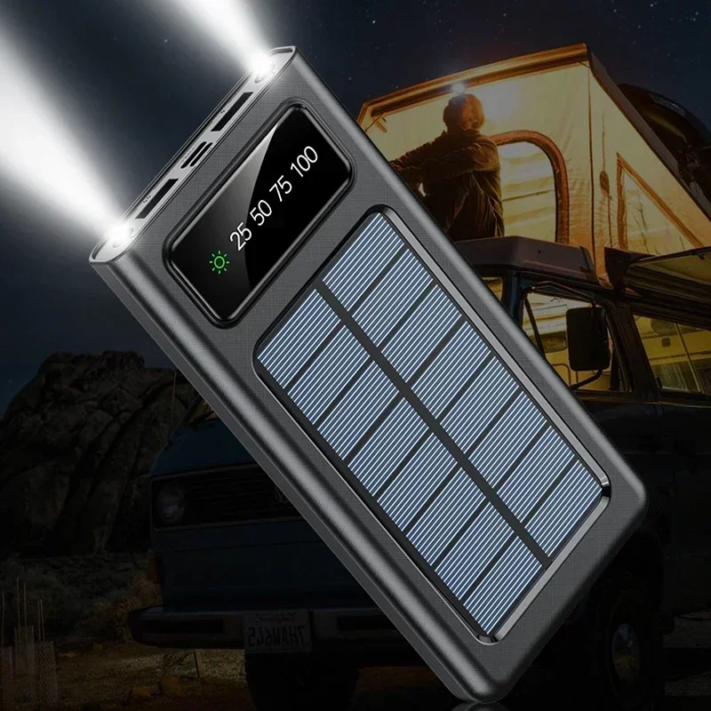 200000 mAh Güneş Enerjisi Bank - Solar Emergency Charger incelemesi ve fiyatı