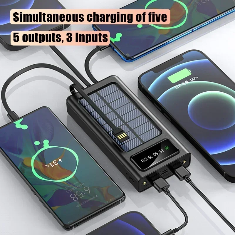 200000 mAh Güneş Enerjisi Bank - Solar Emergency Charger incelemesi ve fiyatı