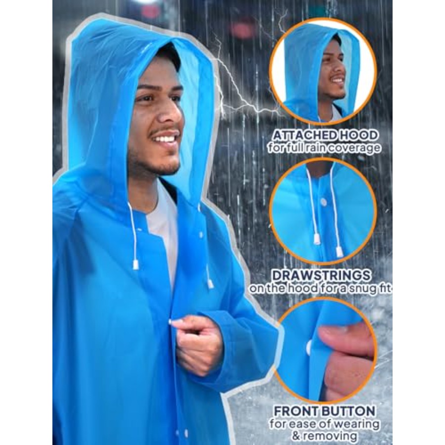 ANYOO 2'li Paket Yetişkinler İ - Emergency Poncho Rain incelemesi ve fiyatı