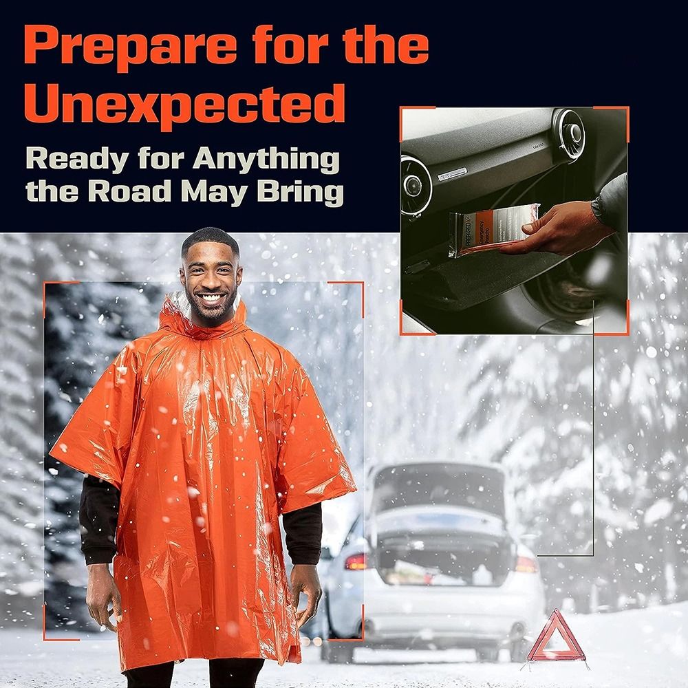 1 adet yürüyüş seyahat çadırı  - Emergency Poncho Rain incelemesi ve fiyatı
