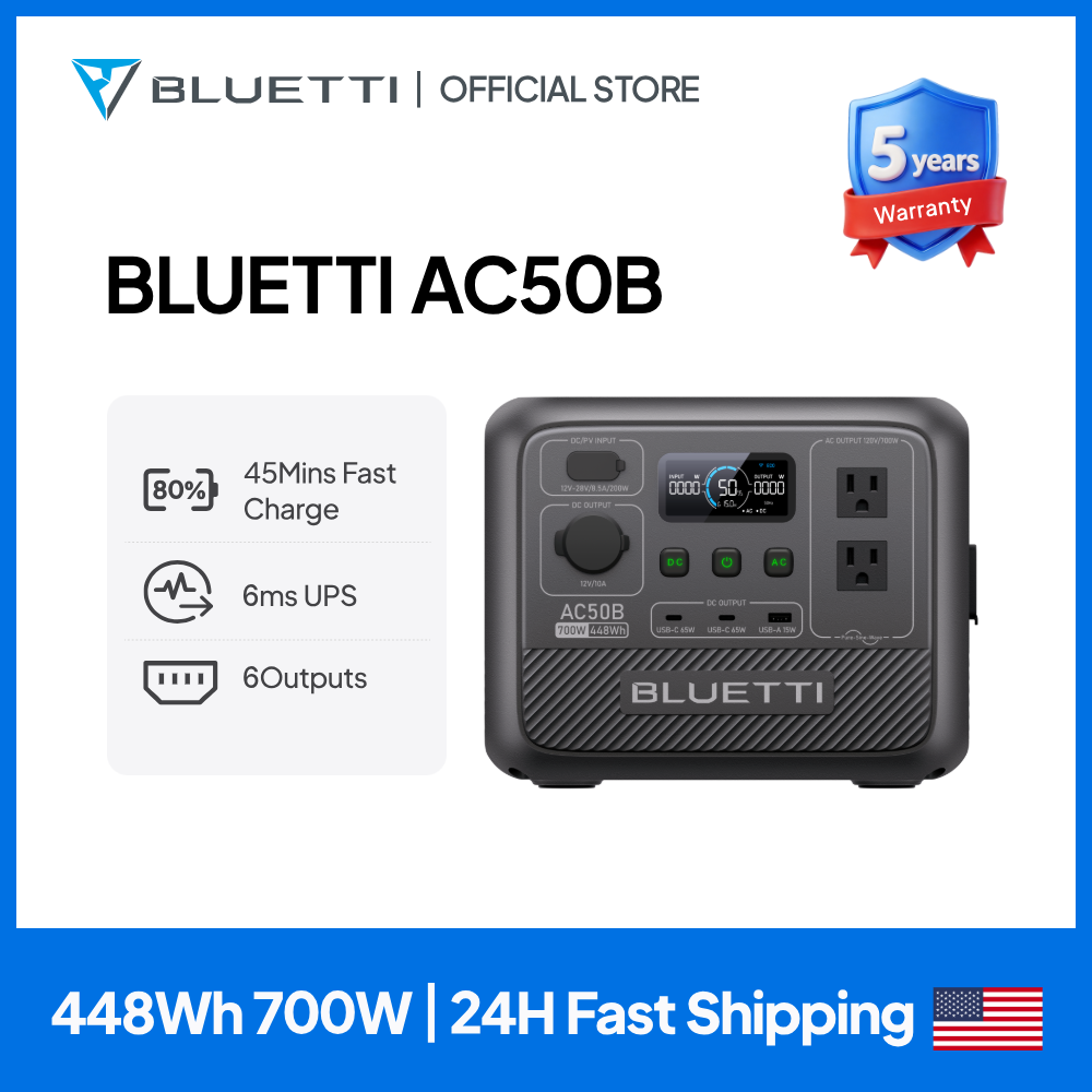 BLUETTI AC50B Taşınabilir Güç  - Solar Emergency Charger incelemesi ve fiyatı