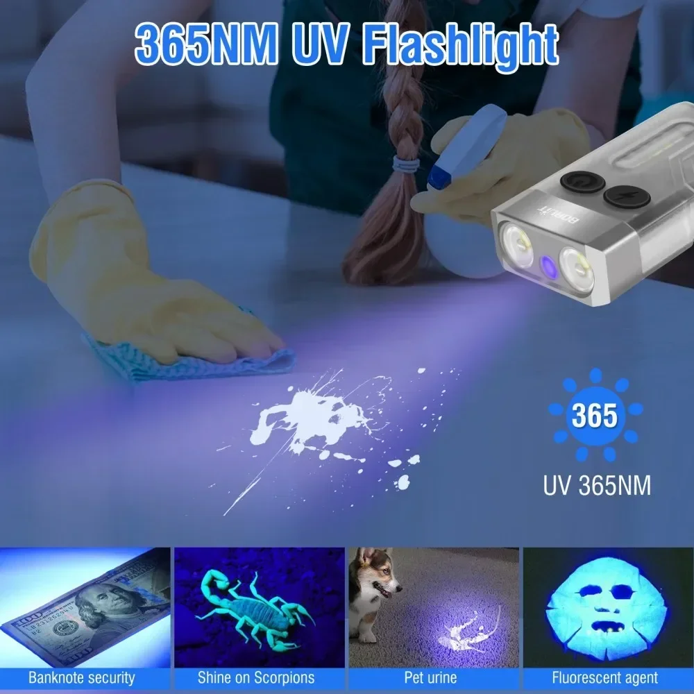 BORUiT V10 Anahtarlık UV LED E - Fishing Kit Compact incelemesi ve fiyatı