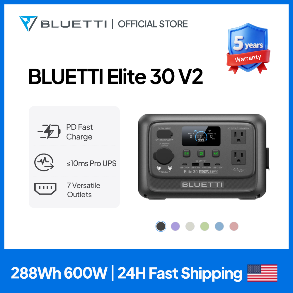 【Yenileme】BLUETTI Elite 30 V2  - Solar Emergency Charger incelemesi ve fiyatı