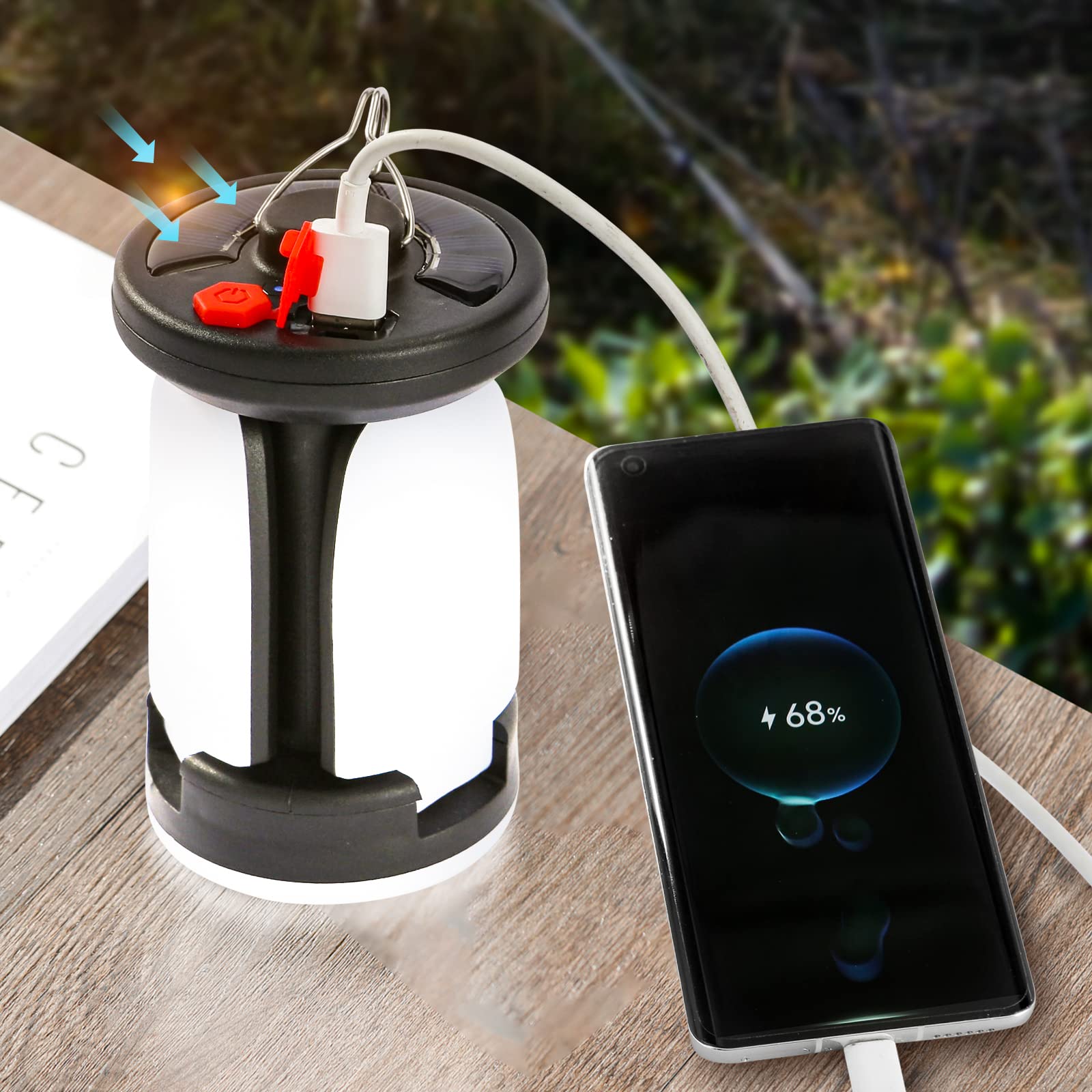Yüksek Güçlü Güneş Enerjili LE - Solar Emergency Charger incelemesi ve fiyatı