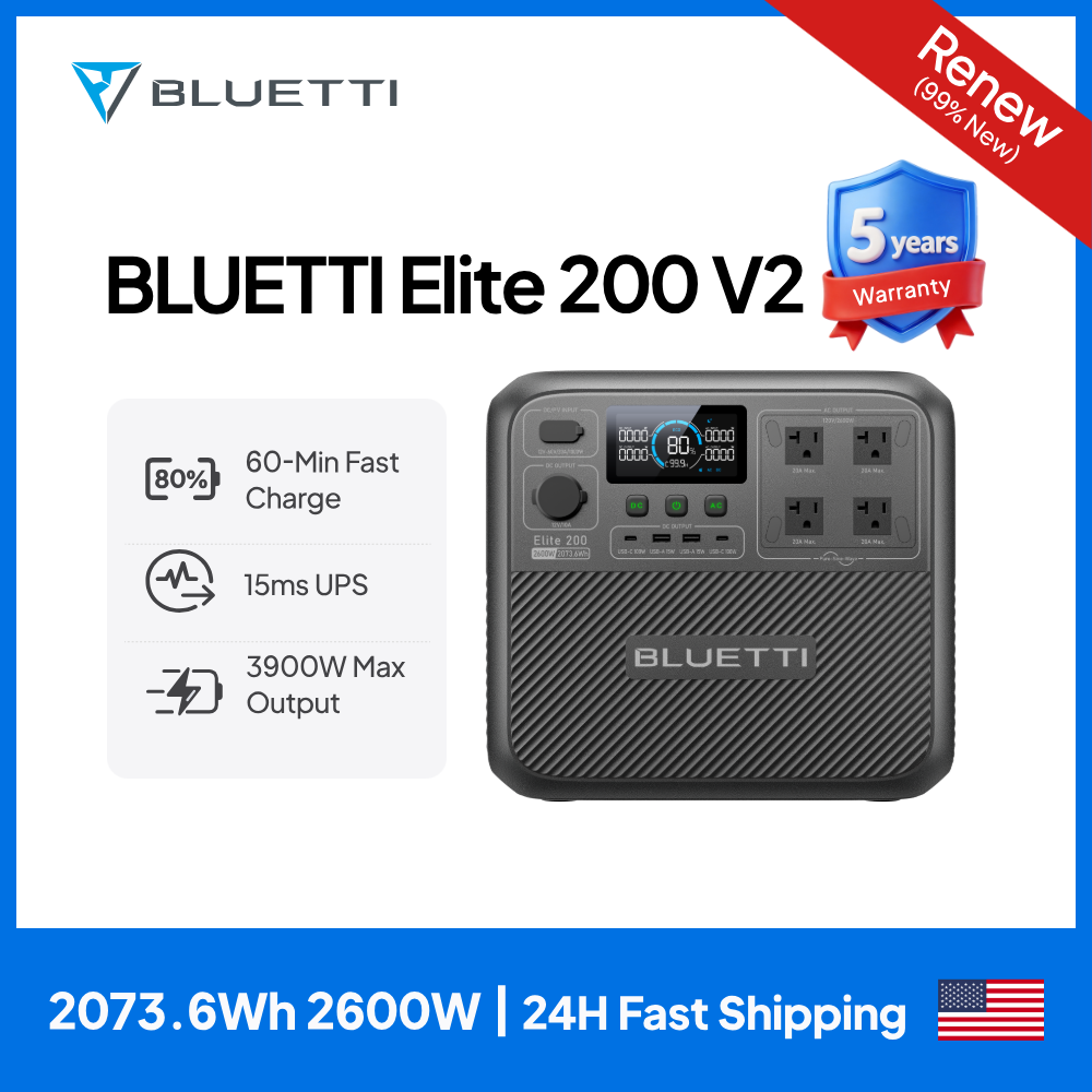 【Yenileme】BLUETTI Elite 200 V2 - Solar Emergency Charger incelemesi ve fiyatı