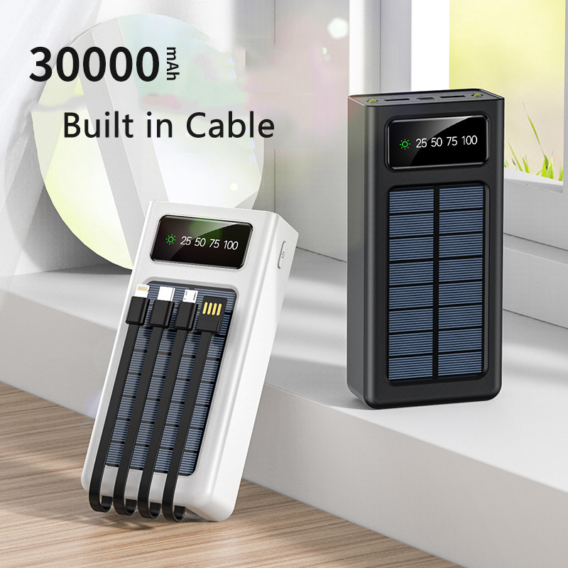 Dahili kablo ile güneş enerjis - Solar Emergency Charger incelemesi ve fiyatı