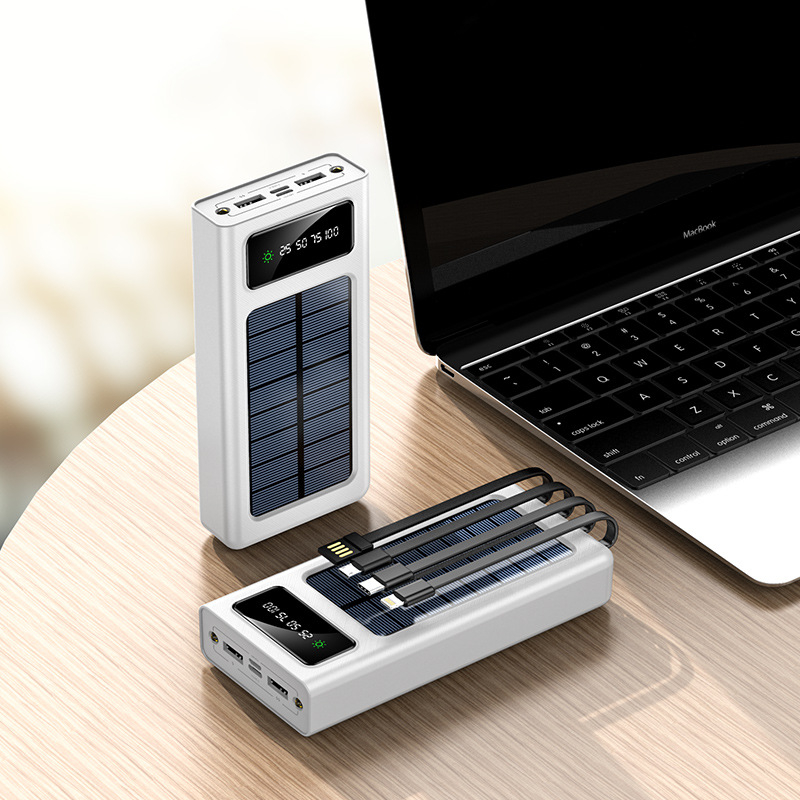Dahili kablo ile güneş enerjis - Solar Emergency Charger incelemesi ve fiyatı
