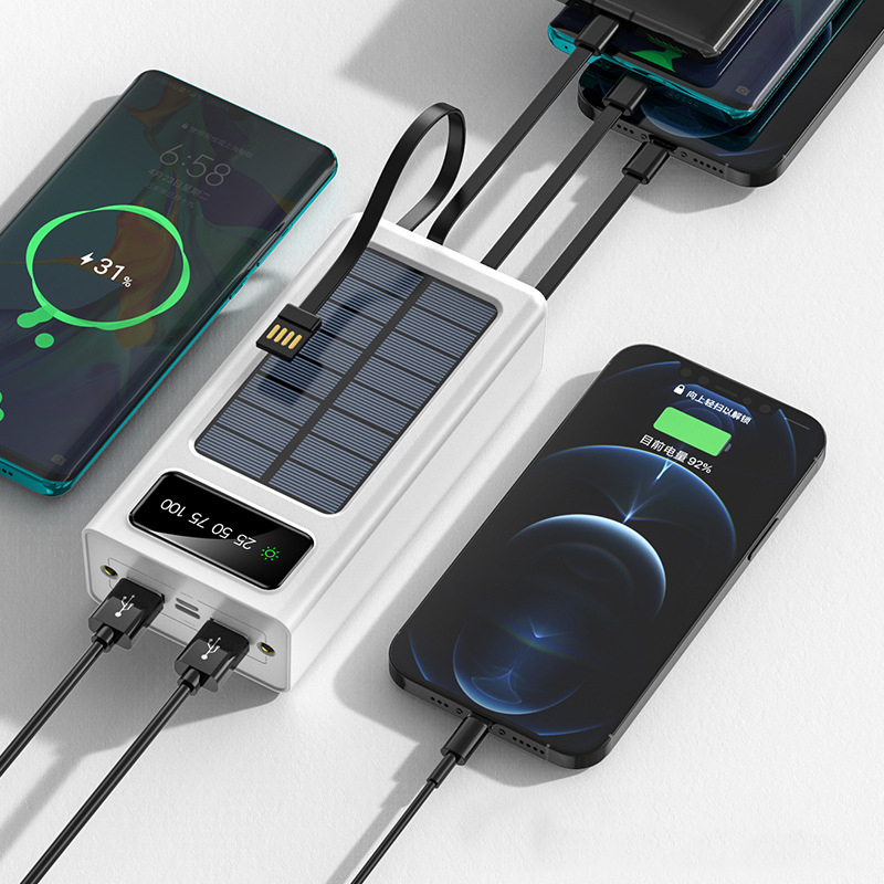 Dahili kablo ile güneş enerjis - Solar Emergency Charger incelemesi ve fiyatı