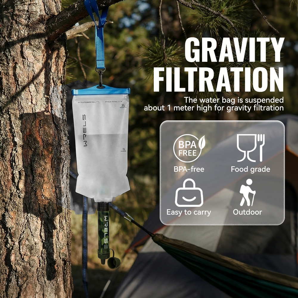 WRELS Kamp Açık Hava Su Arıtma - Water Purification Straw incelemesi ve fiyatı