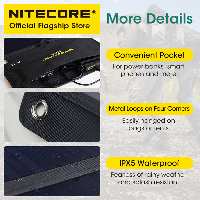 NITECORE FSP30 30W Taşınabilir - Solar Emergency Charger incelemesi ve fiyatı