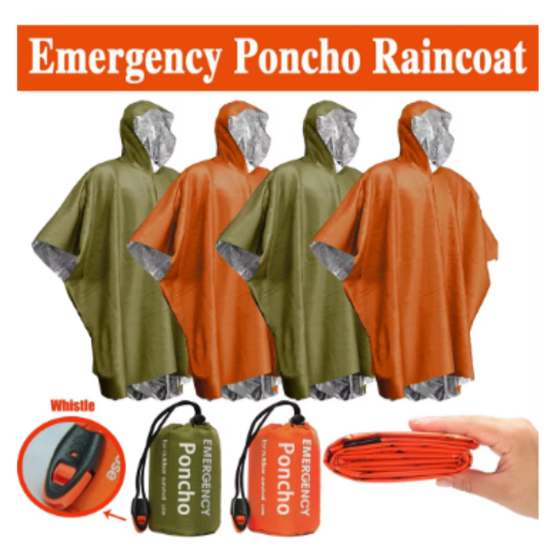 Tek Kullanımlık Alüminyum Film - Emergency Poncho Rain incelemesi ve fiyatı