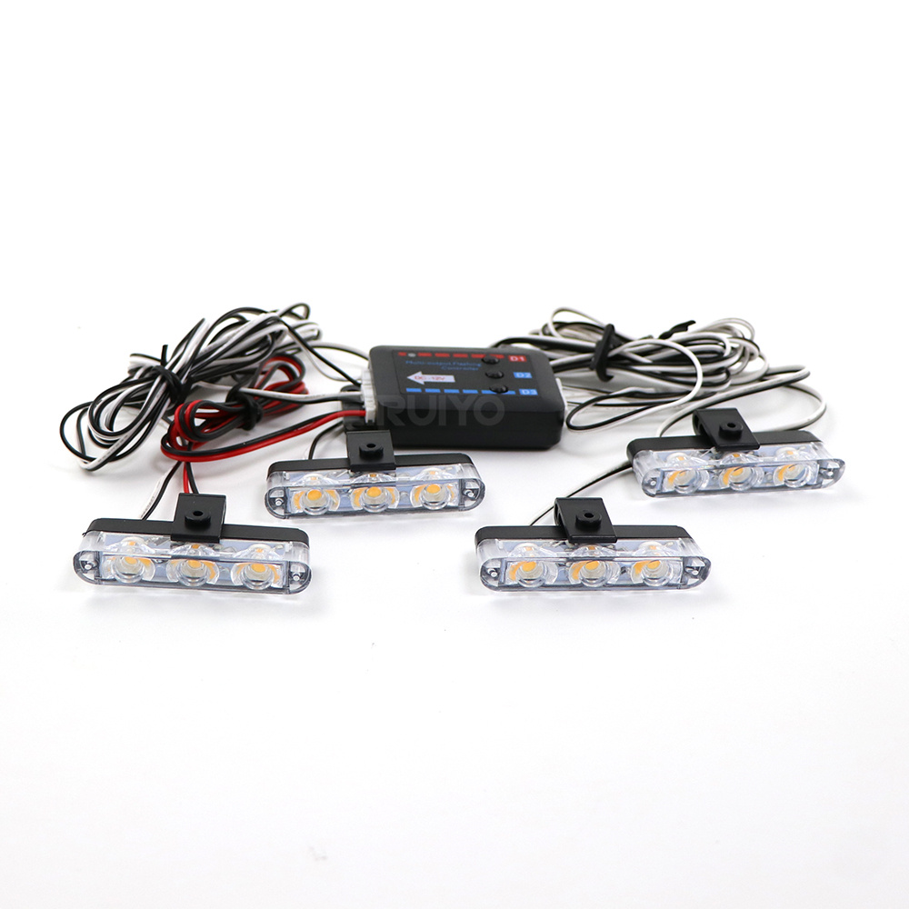 4x 3 LED Izgara Araba LED Flaş - Sos Light Strobe incelemesi ve fiyatı